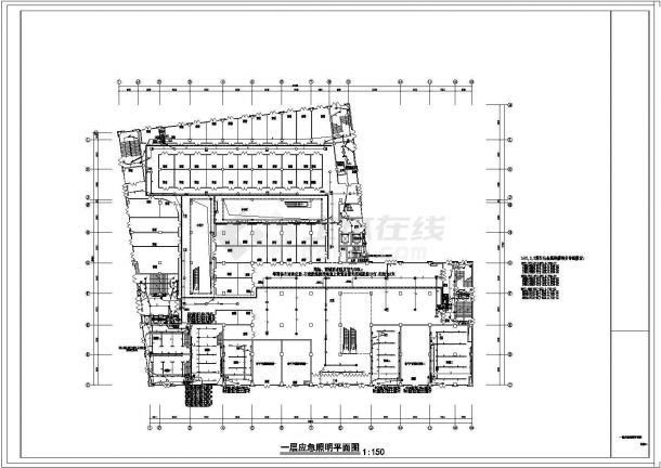 [宁夏]大型商业综合楼强电系统施工图纸-图二