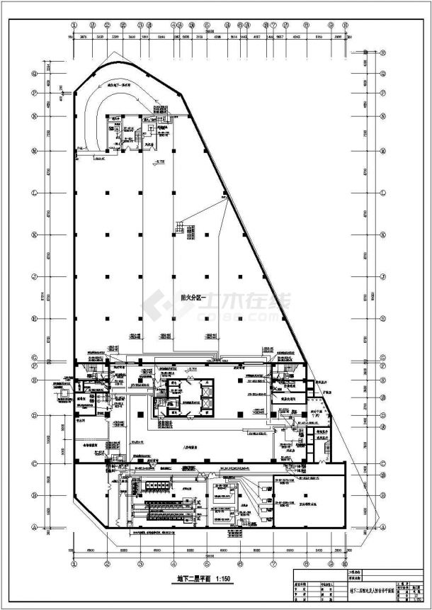 一栋17层框架结构办公楼电气设计施工图-图一