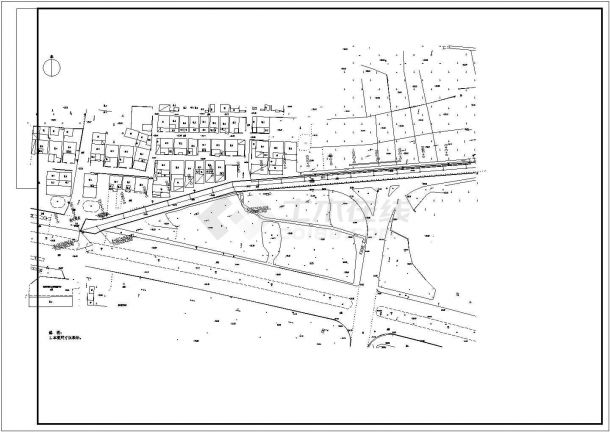退潮镇红铜街湖头段道路景观及道路设计图纸-图二