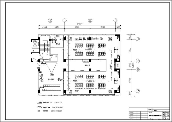 数据中心机房工程建筑电气全套施工图纸_图1