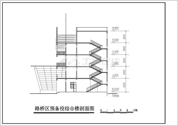 某地路桥区预备役营房建筑设计方案-图二