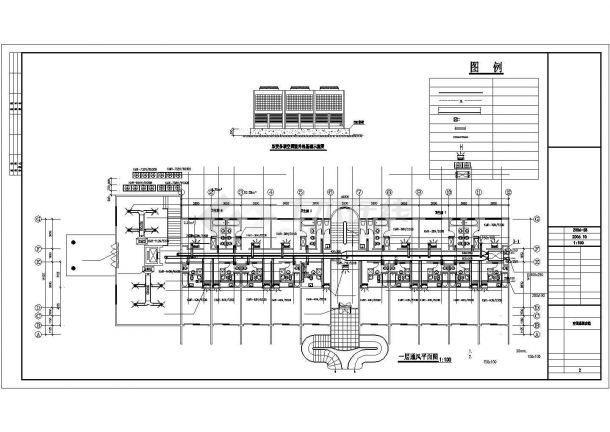 兴安盟某宾馆空调通风系统结构图-图二
