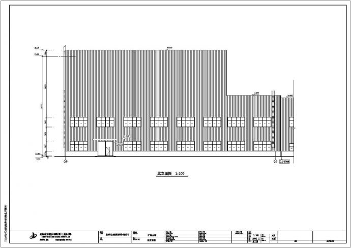 某地大跨度钢结构厂房建筑设计施工图_图1