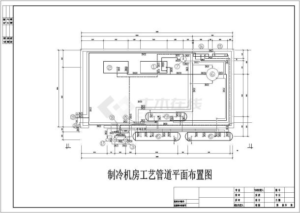 某食品冷库氨制冷系统施工图-图二