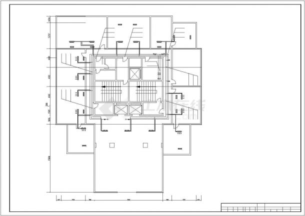  Central air conditioning design drawing of an office building of a power supply bureau - Figure 1