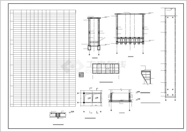 某6层框架纺织车间结构设计图-图二