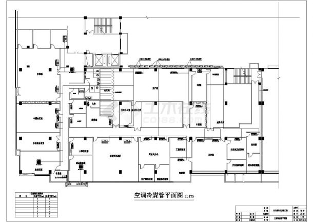 佛山某科技电子办公楼空调设计图-图二