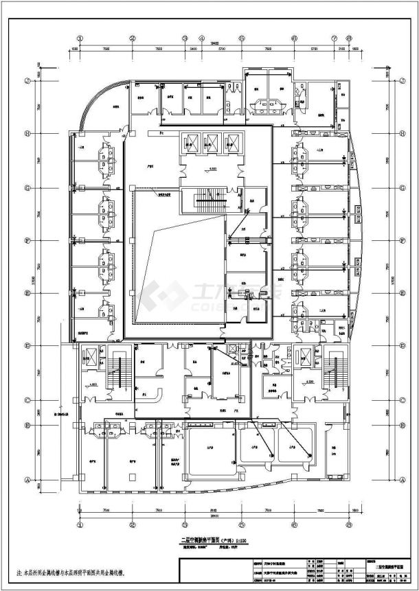 某地10层外科医院大楼电气设计施工图-图二