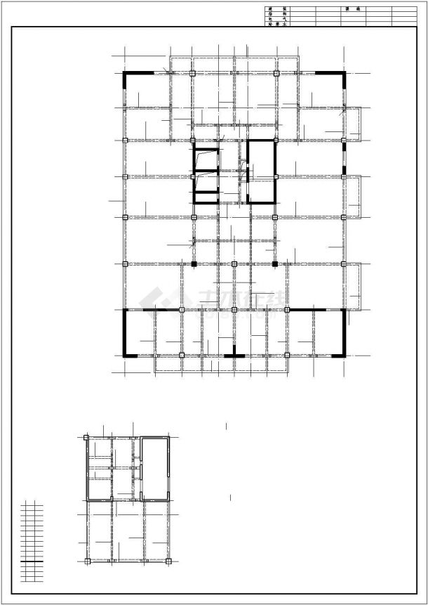 某12层框剪商住楼结构设计图-图二