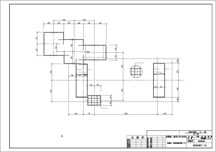 烟台某机械公司厂房结构设计图_图1