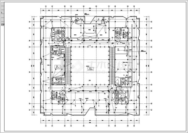 南湖西岸城市规划展览馆电气设计图纸-图二