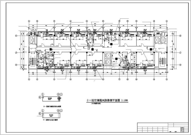 四川某医院妇产科大楼空调设计图-图一