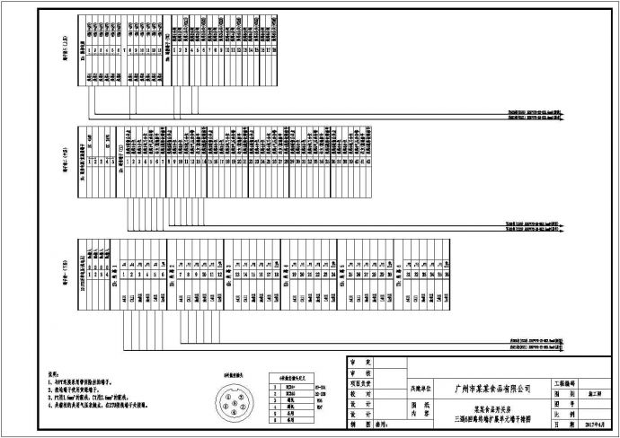 广州某食品厂区10kV配电工程施工设计图_图1