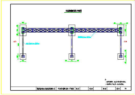 限高龙门架设计CAD详图_图1