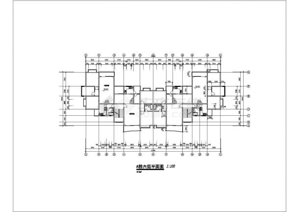 某地区住宅户型平面建筑设计图-图一