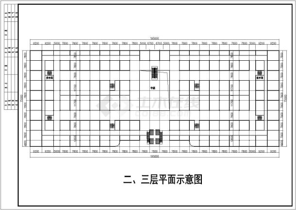 经典建材广场建筑设计详图-图一