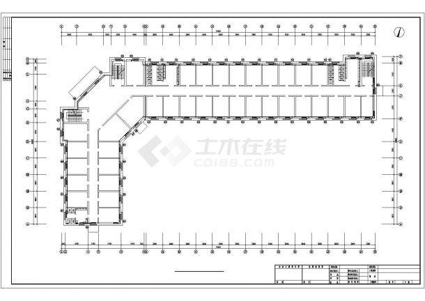 某学校公寓采暖建筑布置参考图-图二