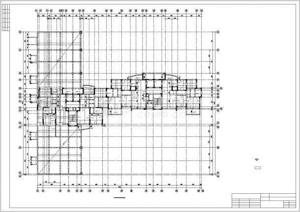 框支剪力墙结构住宅楼建筑结构图-图二