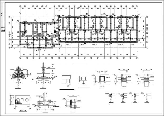 某砖混7层住宅建筑结构设计施工图_图1