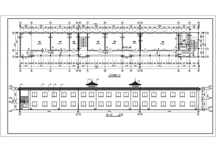 某地二层框架结构商场建筑设计施工图_图1