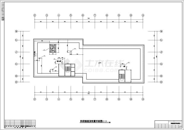 某地区小型科研楼空调系统详情布置平面图-图一