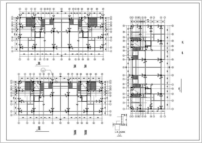 某地区框剪商住楼结构建筑设计详细图纸_图1
