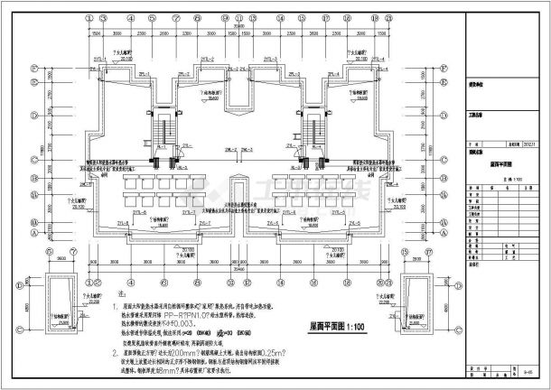 浙江17层商业住宅建筑给排水图纸-图一