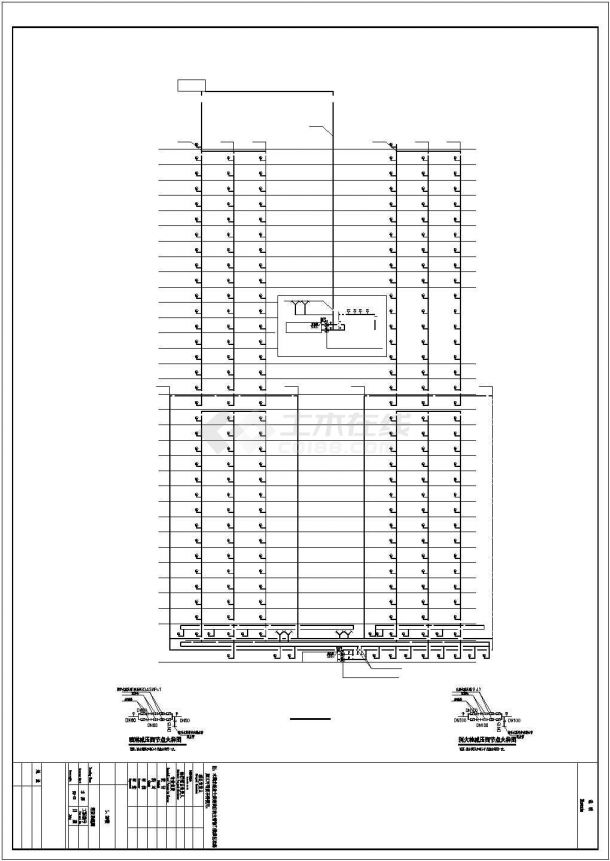 重庆一类高层住宅楼建筑给排水图纸-图一