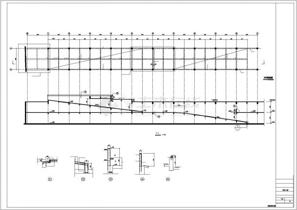 两层框剪结构地下室结构施工图-图二