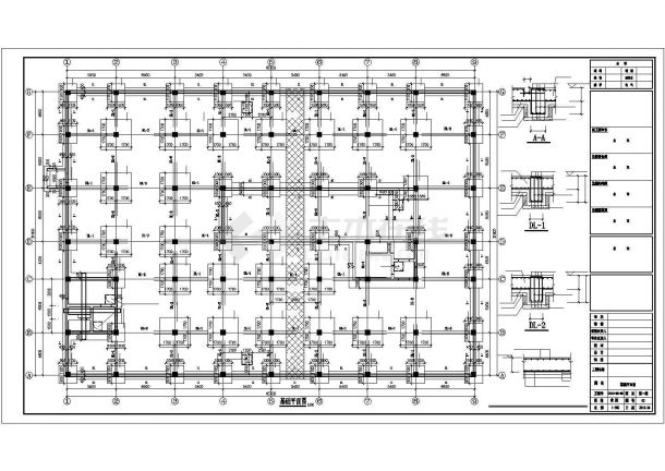 某单建式人防地下室结构设计图-图二