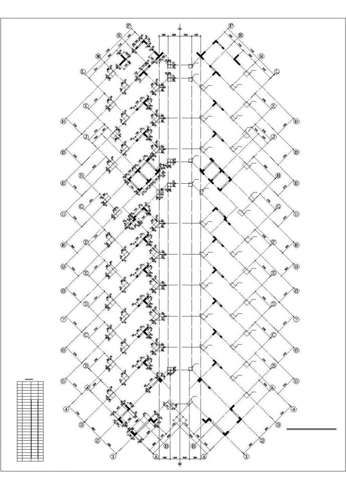 二十四层框剪结构酒店结构施工图_图1