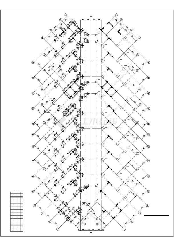 二十四层框剪结构酒店结构施工图-图二