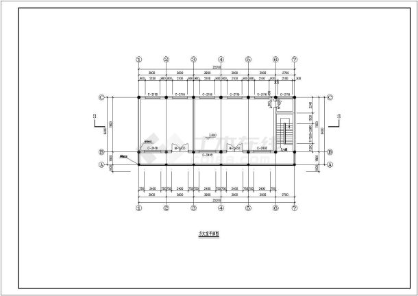 一园区古建群建筑平立面详图纸-图一