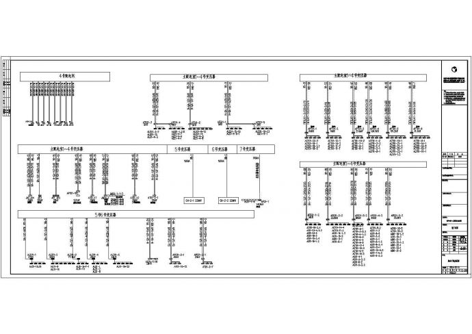 某地大型地下室电气CAD图纸_图1