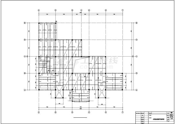 某食堂结构全套施工参考CAD详图-图一