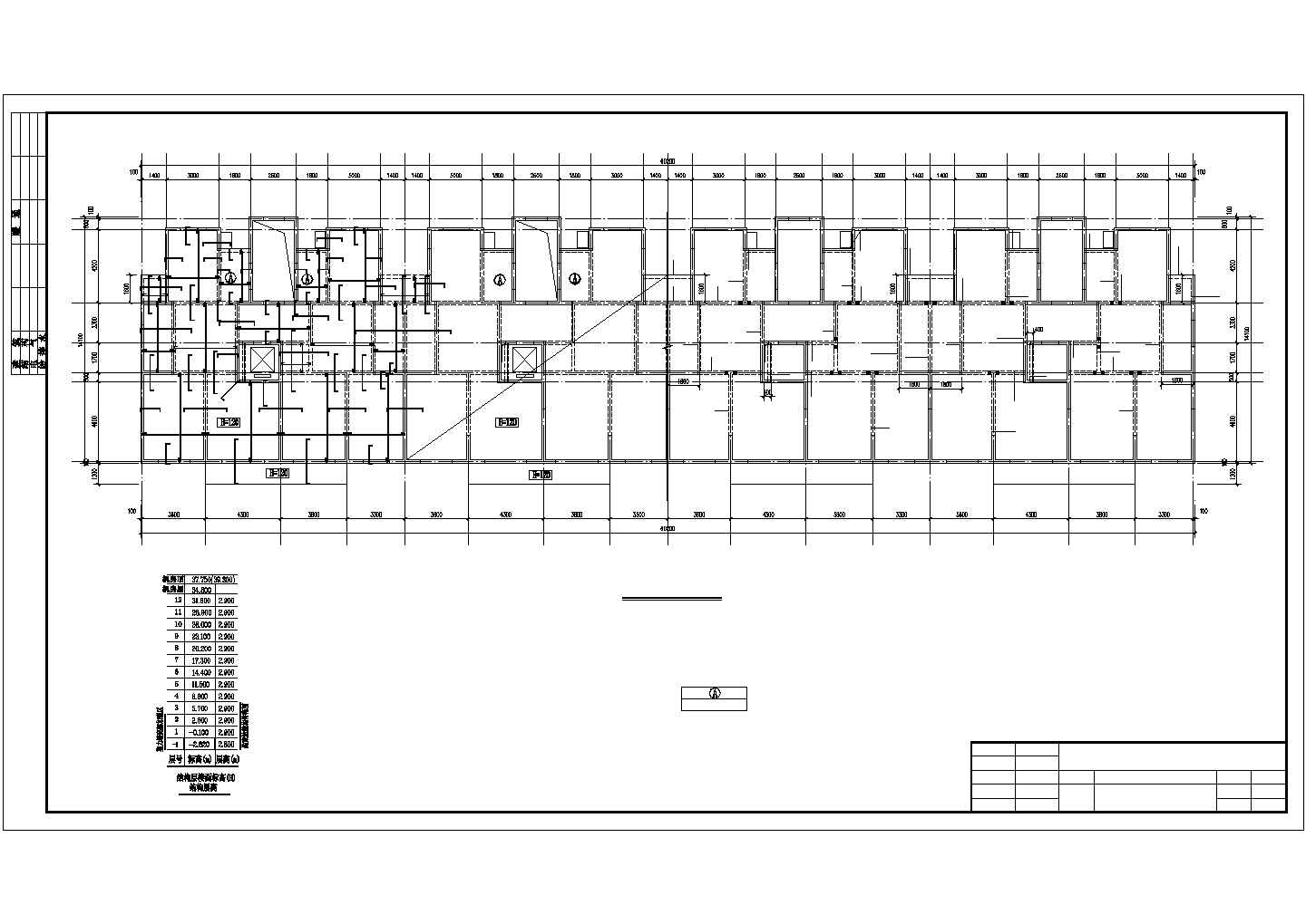 十二层剪力墙结构公寓结构施工图