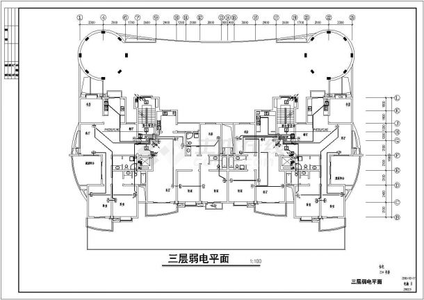 十一层住宅楼电气施工图（含设计说明）-图一