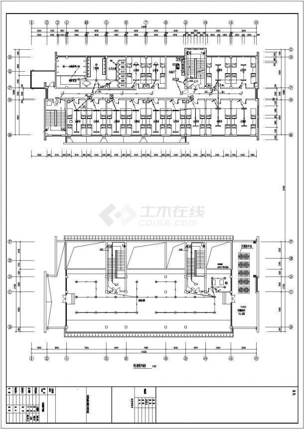 [辽宁]工业办公楼全套电气施工图纸-图一