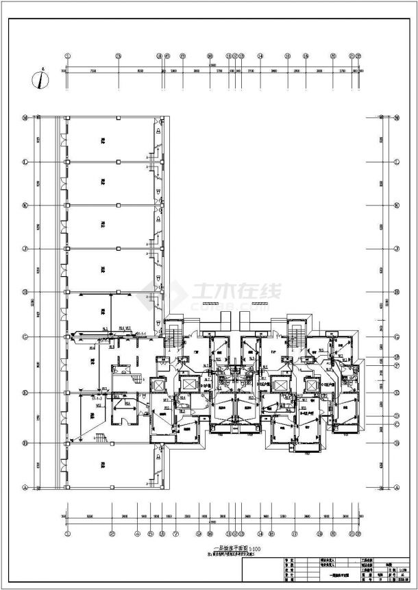 [河北]十八层小区住宅楼全套电气施工图纸-图二