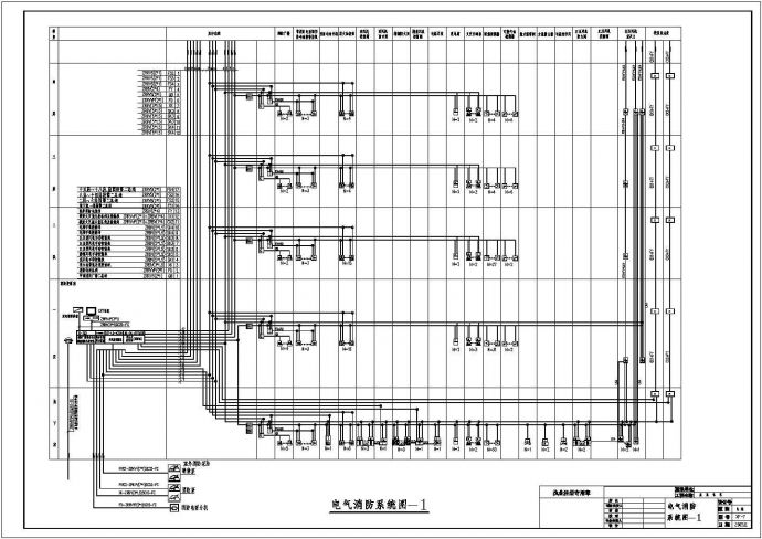 某高层气体消防施工全套CAD详图_图1