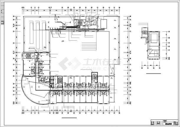 某17层商场办公综合楼全套电气设计施工CAD图-图二
