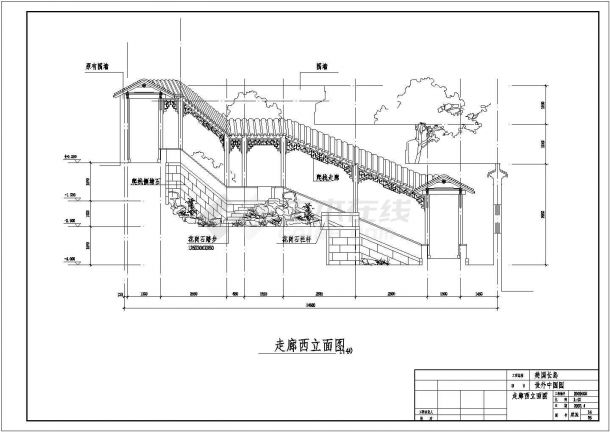 某古建筑cad施工图-图一