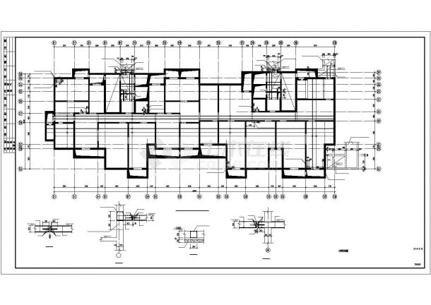 二十八层剪力墙结构住宅楼结构施工图-图二