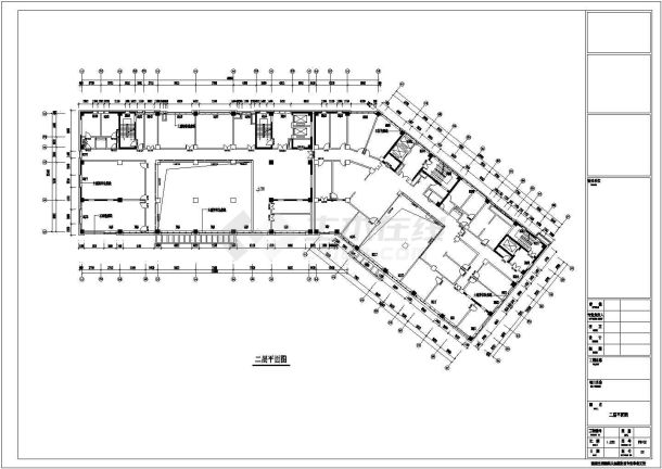 十七层医院门诊楼建筑设计图-图二