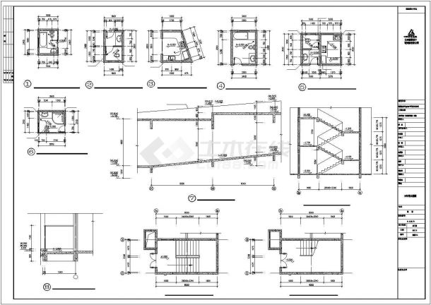 高层框架剪力墙结构板式住宅建筑施工图-图二