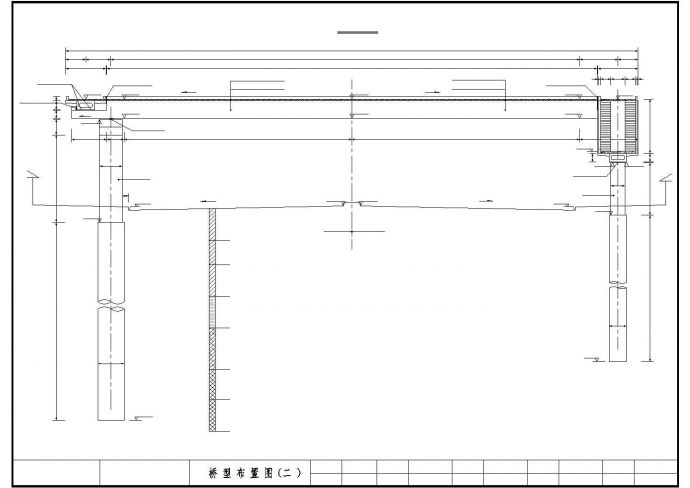 某天桥（钢箱梁）CAD设计施工图纸_图1