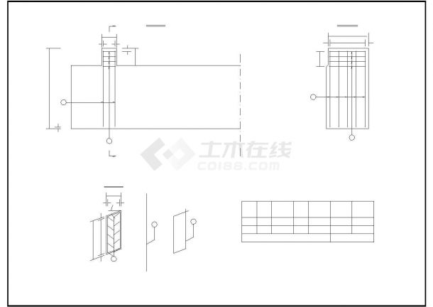 宁江大桥全套结构CAD设计图-图二