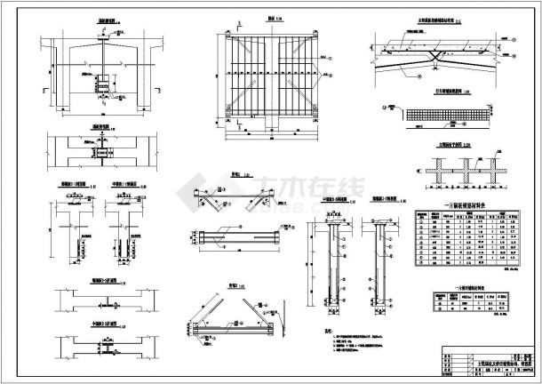 农用桥梁全套cad设计施工图纸-图二