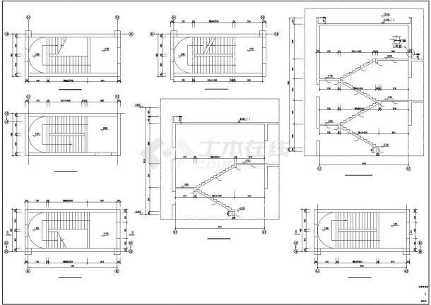 两层框剪结构商住楼结构施工图-图二