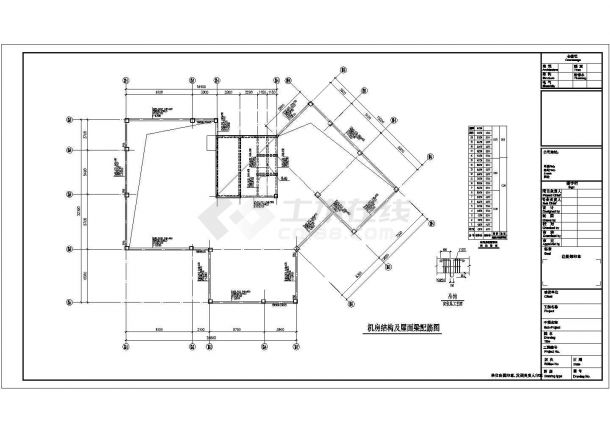 二十一层框剪结构住宅楼结构施工图-图一